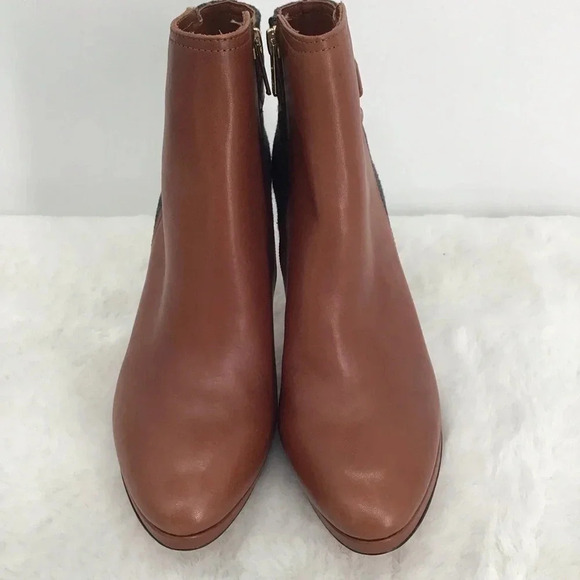 Antonio Milani Women’s Knight Lee Leather & Wool Heeled Ankle Boot Size 7.5 - Picture 4 of 11